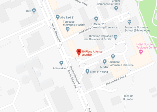 Lien Google Maps vers l'adresse de la MDPH