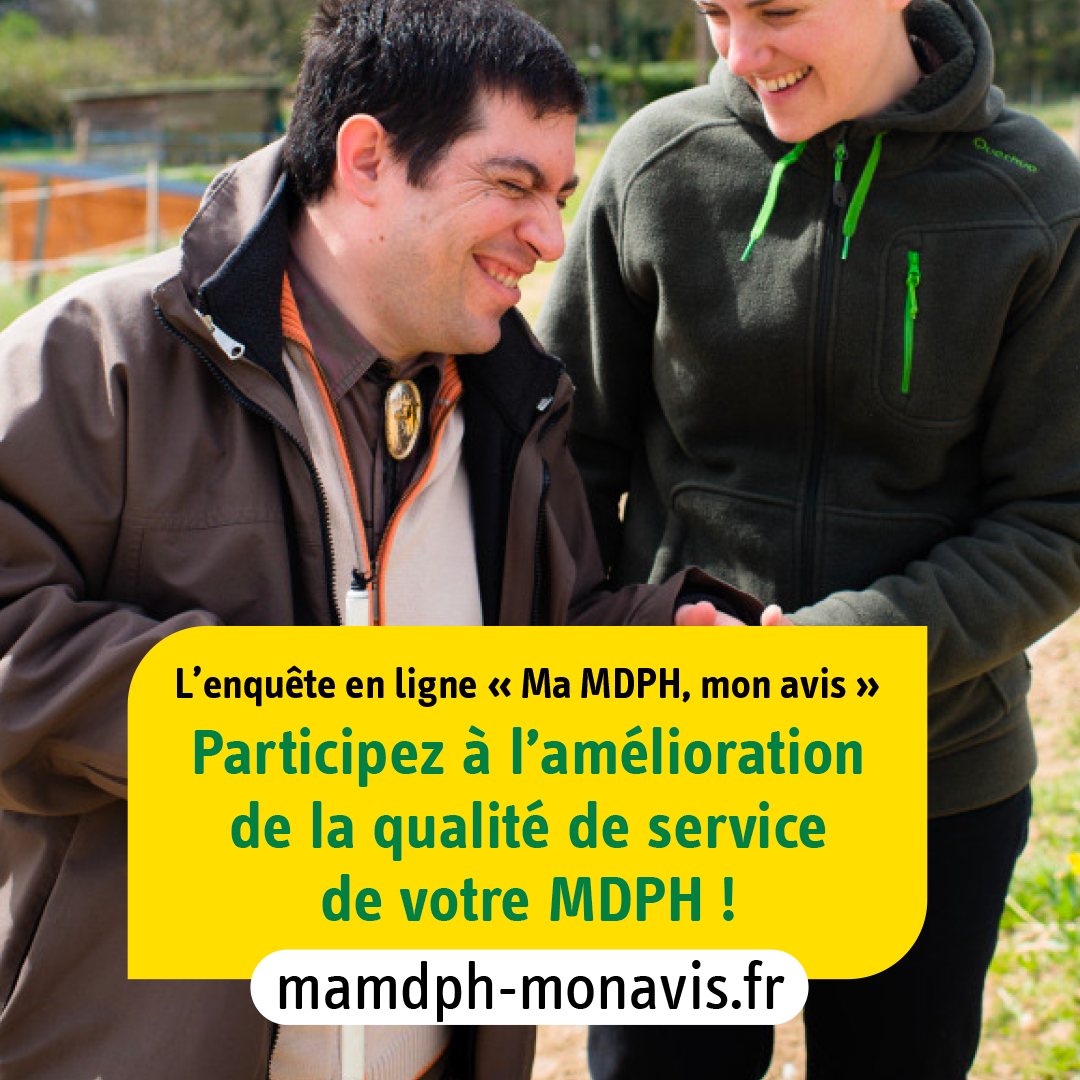 Enquête de satisfaction sur votre MDPH