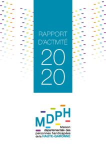 Couverture du rapport d'activité de la MPDH 2020