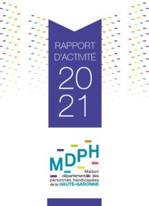 Couverture du rapport d'activité de la MPDH 2021