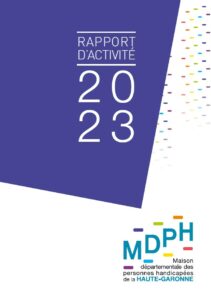 Image de couverture du Rapport 2023 de la MDPH
